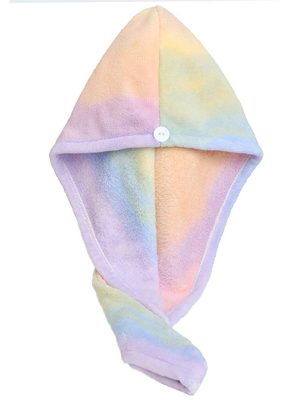 Hair Drying Wrap Towel for Women Turban Fast Dry Multicolored