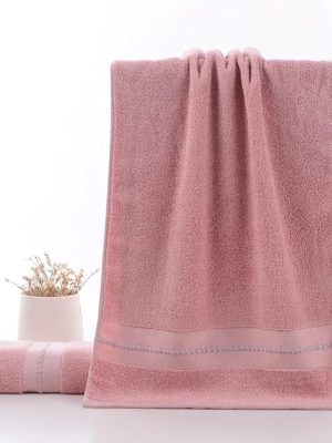 Bamboo Viscose Luxury Bath Towels Set (3 pcs - 1 Bath, 1 Hand & 1 face), Super Soft and Highly Absorbent, Durable and Lint-Free, Light-Weight