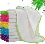 10 Pack Dishcloths White Fi Dish Cloths Towels Set 12" x 12" Kitchen Washable Wash Cleaning Cloths Absorbent Reusable Small Muslin Dish Rags for Washing Dishes (,10 pcs)