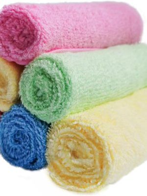 9PCS Soft Absorbent Wood  Dish Cloths for Washing Dishes,A Perfect Replacement of Disposable Cleaning Cloths,Soft Reusable Kitchen Towel & Cleaning Cloths & Kitchen Rags