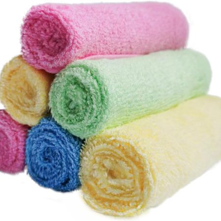 9PCS Soft Absorbent Wood  Dish Cloths for Washing Dishes,A Perfect Replacement of Disposable Cleaning Cloths,Soft Reusable Kitchen Towel & Cleaning Cloths & Kitchen Rags