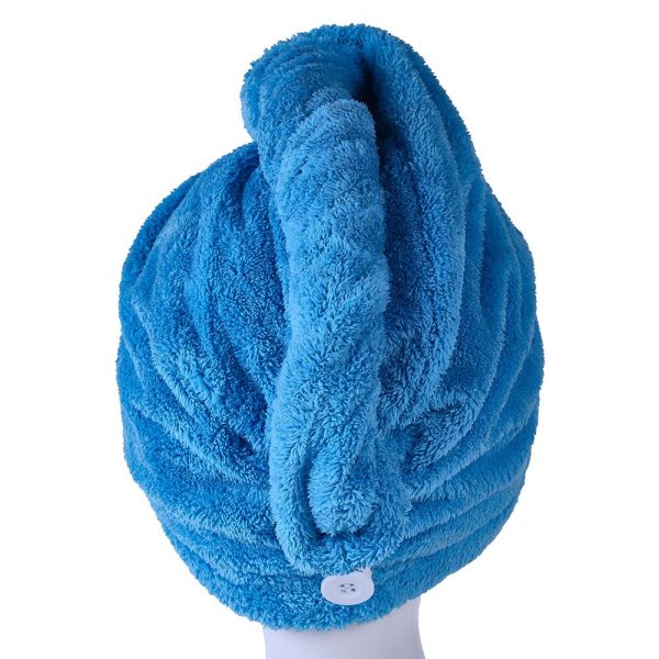 Quick Drying Hair Towel Wrap - Super Absorbent Drastically Reduce Hair Drying Time