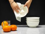 Dish Cloths for Kitchen- Reusable Dish Towels ，Super Absorbent Washable Non-Scratch No Odor, Biodegradable，Eco Friendly Gift，Dishwasher Safe，11 X 11 Inches (4)