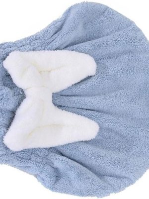 Super Absorbent Hair Towel Wrap For Wet Hair Quick Dry  Hair Towel With Bow-Knot Shower Cap Bath Accessories  Hair Towel