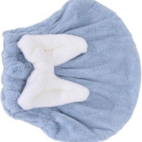 Super Absorbent Hair Towel Wrap For Wet Hair Quick Dry  Hair Towel With Bow-Knot Shower Cap Bath Accessories  Hair Towel