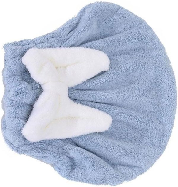 Super Absorbent Hair Towel Wrap For Wet Hair Quick Dry  Hair Towel With Bow-Knot Shower Cap Bath Accessories  Hair Towel