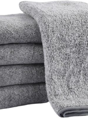 (10 Pieces) Bamboo Charcoal Ultra-fine Fi dishwashing Towel, Absorbent and Non Greasy, Double-Sided Design Kitchen Cleaning Cloth, Suitable for dishwashing and Daily Cleaning (odorless)