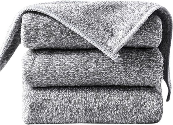 Dish Cloths for Washing Dishes, Reusable Absorbent  Cleaning Towels Multipurpose Cleaning Cloths for Cleaning (20 * 20cm)