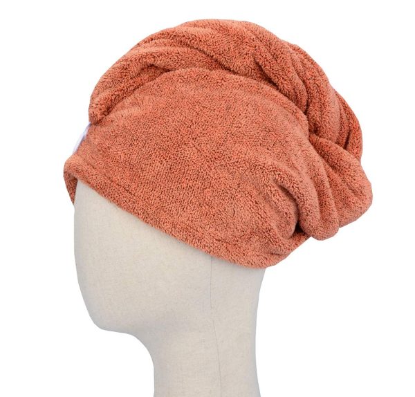 Hair Towel Twist  Bamboo Fabric Women's Soft Shower Towels for CurlyHair Turban Wrap Drying Cap Great Gift for Girls 3-Pack