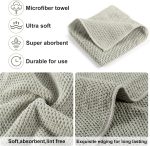 Dish Cloths for Kitchen - Absorbent Glass Cleaning Towels Set, Extra Soft Household Wipes