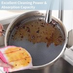 Kitchen Dishcloths 10 Pack, Reusable and Absorbent Dish Cloths & Dish Towels, No Odor, 8-Layes-Super Absorbent for Kitchen Counter, Dish Washing, Appliances, Car, (12in x12in)