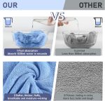 Hair Drying Towels, 5pcs  Hair Towel for Hair Turban Wrap Drying Head Towels for Girl Women 25 x 65cm