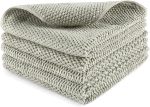 Dish Cloths for Kitchen - Absorbent Glass Cleaning Towels Set, Extra Soft Household Wipes