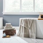 6-Piece Rayon from Bamboo & Cotton Blend Towel Set - Ultra Soft & Absorbent, Taupe
