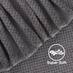 Bath Towels Pack of 2, (27 x 54 Inches)  Ultra Soft Highly Absorbent Bath Towel Set, Lightweight and Quick Drying Towels for Body, Sport, Yoga, SPA, Fitness, Grey