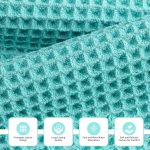 New  Waffle Bath Towels, 3 Pieces, Oversized, Soft, Absorbent, Fast Drying, Lint Free, Includes Bath, Face and Hand Towels